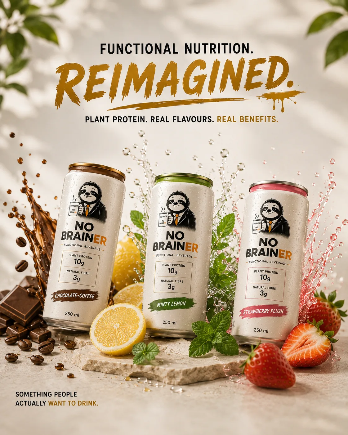 No Brainer Functional Beverages