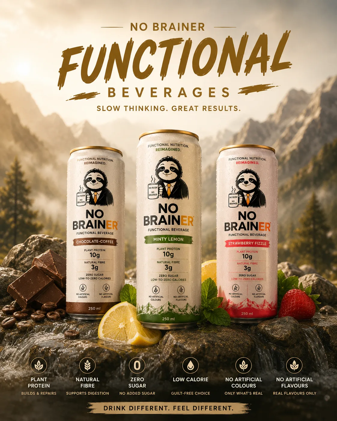No Brainer Functional Beverages