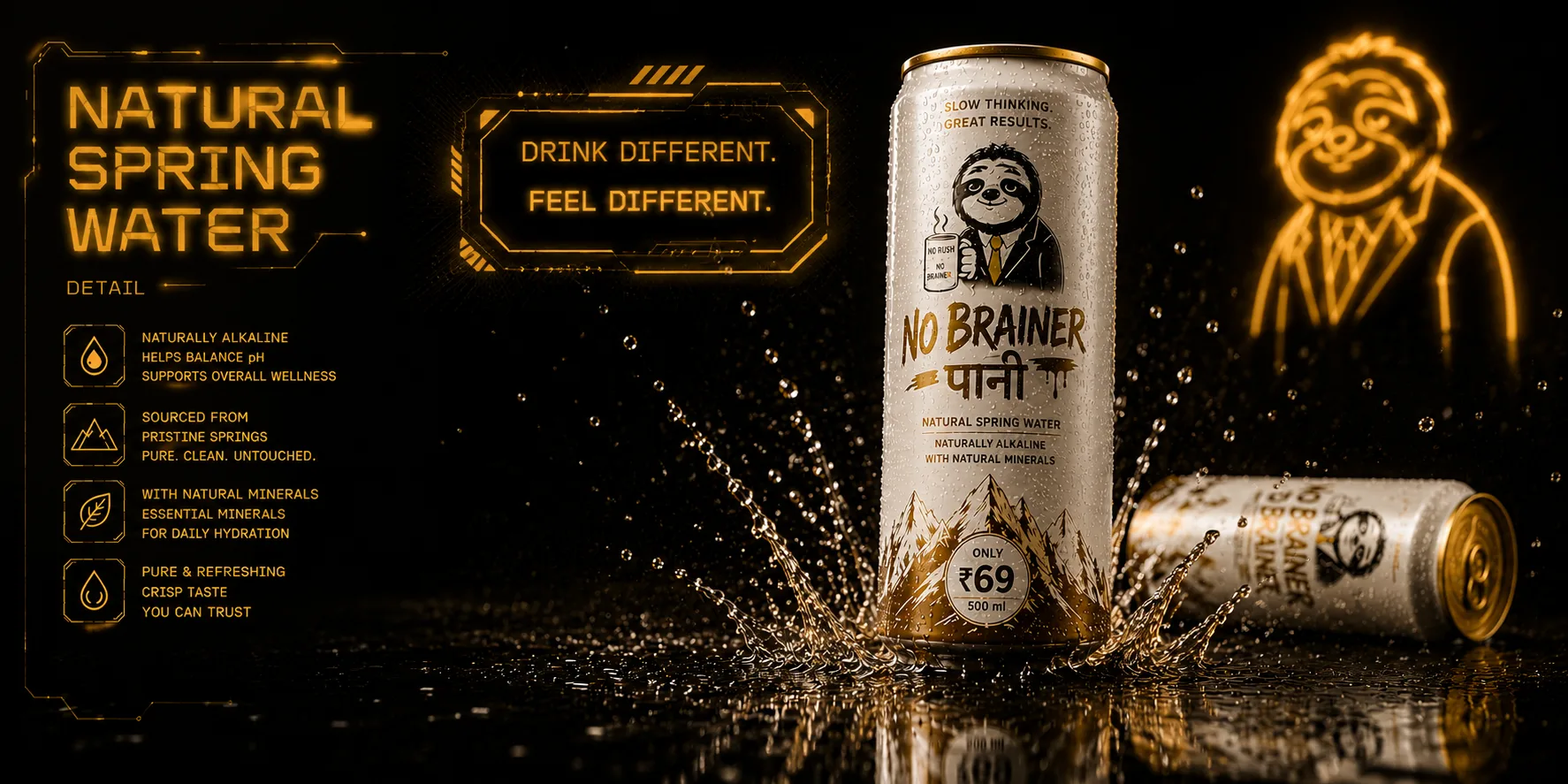 No Brainer Natural Spring Water product image