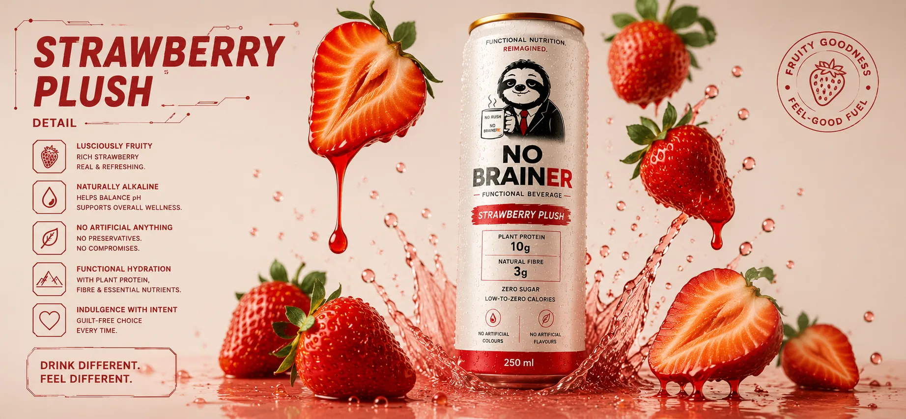No Brainer Strawberry Plush product image